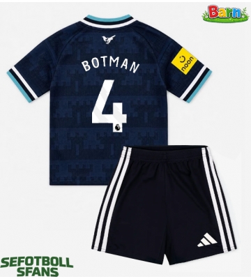 Newcastle United Sven Botman #4 Bortaställ Barn 2026-27 Kortärmad (+ Korta byxor)